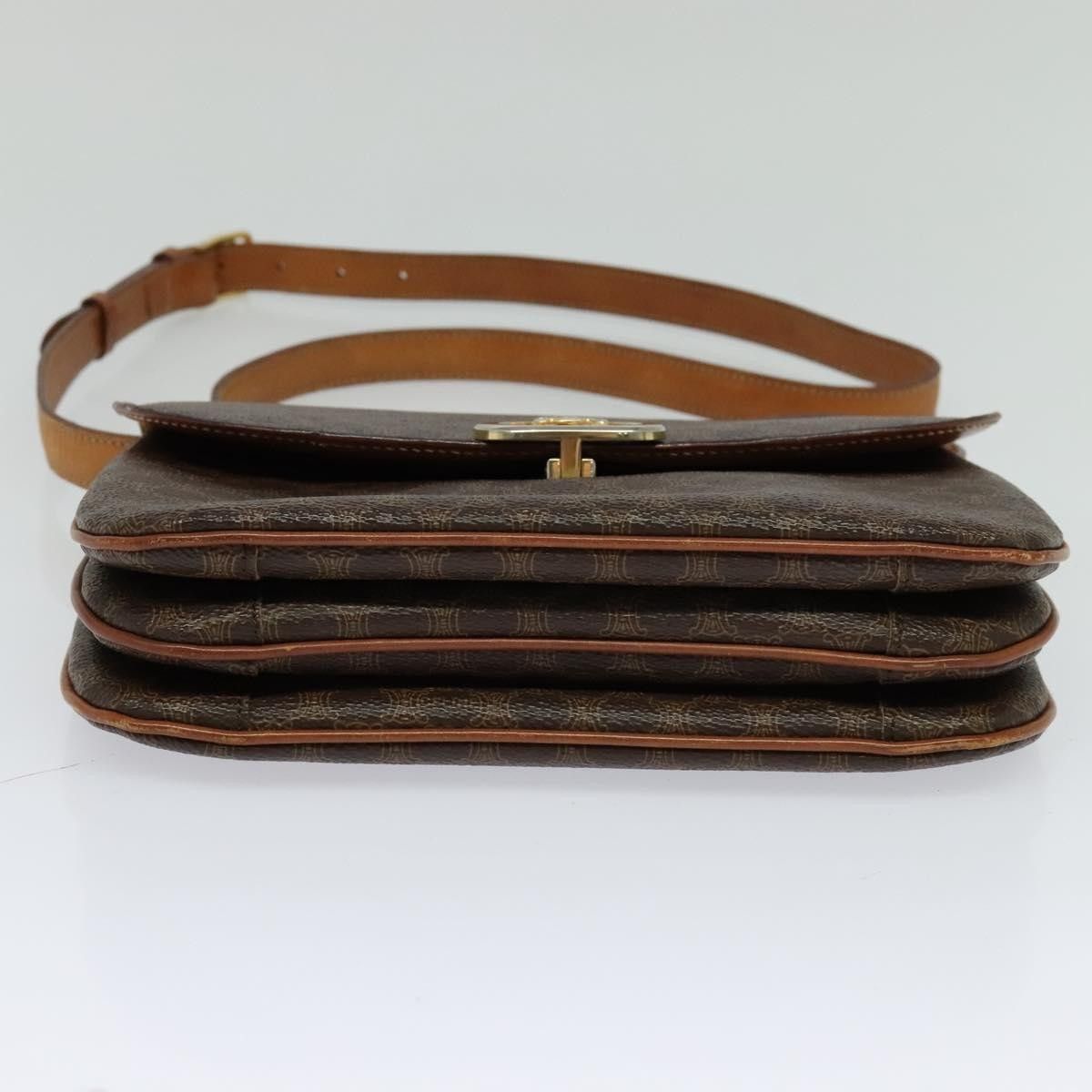 Celine Celine Vintage Macadam Shoulder Bag Canvas and Leather Size ONE SIZE - 15 Thumbnail