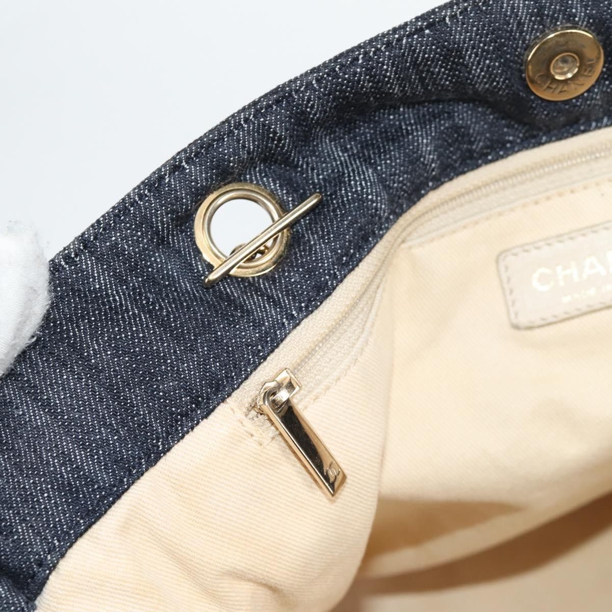 Chanel Chanel Night Flight Tote Embroidered Denim Size ONE SIZE - 23 Thumbnail