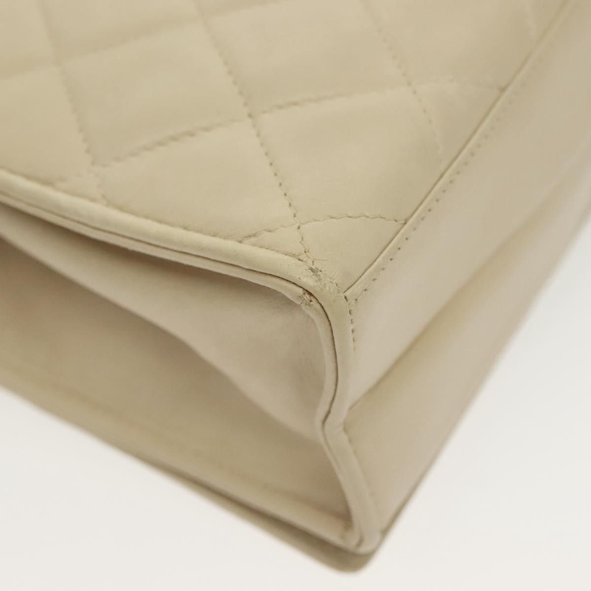 Chanel Chanel Vintage CC Full Flap Bag Quilted Lambskin Size ONE SIZE - 13 Thumbnail