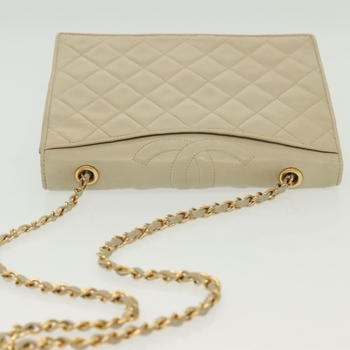 Chanel Chanel Vintage CC Full Flap Bag Quilted Lambskin Size ONE SIZE - 16 Thumbnail