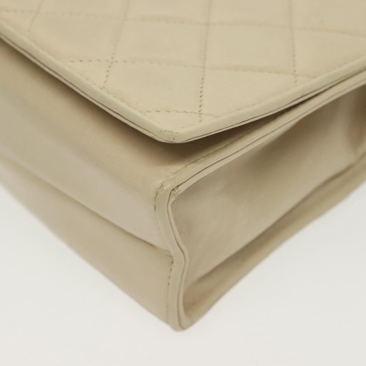 Chanel Chanel Vintage CC Full Flap Bag Quilted Lambskin Size ONE SIZE - 12 Thumbnail
