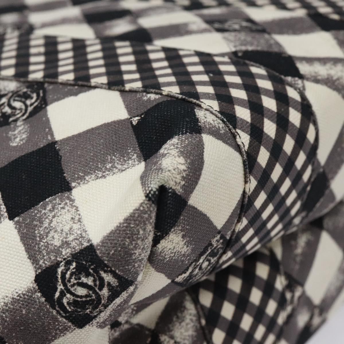 Chanel Chanel Top Handle Satchel Gingham Print Canvas Size ONE SIZE - 11 Thumbnail