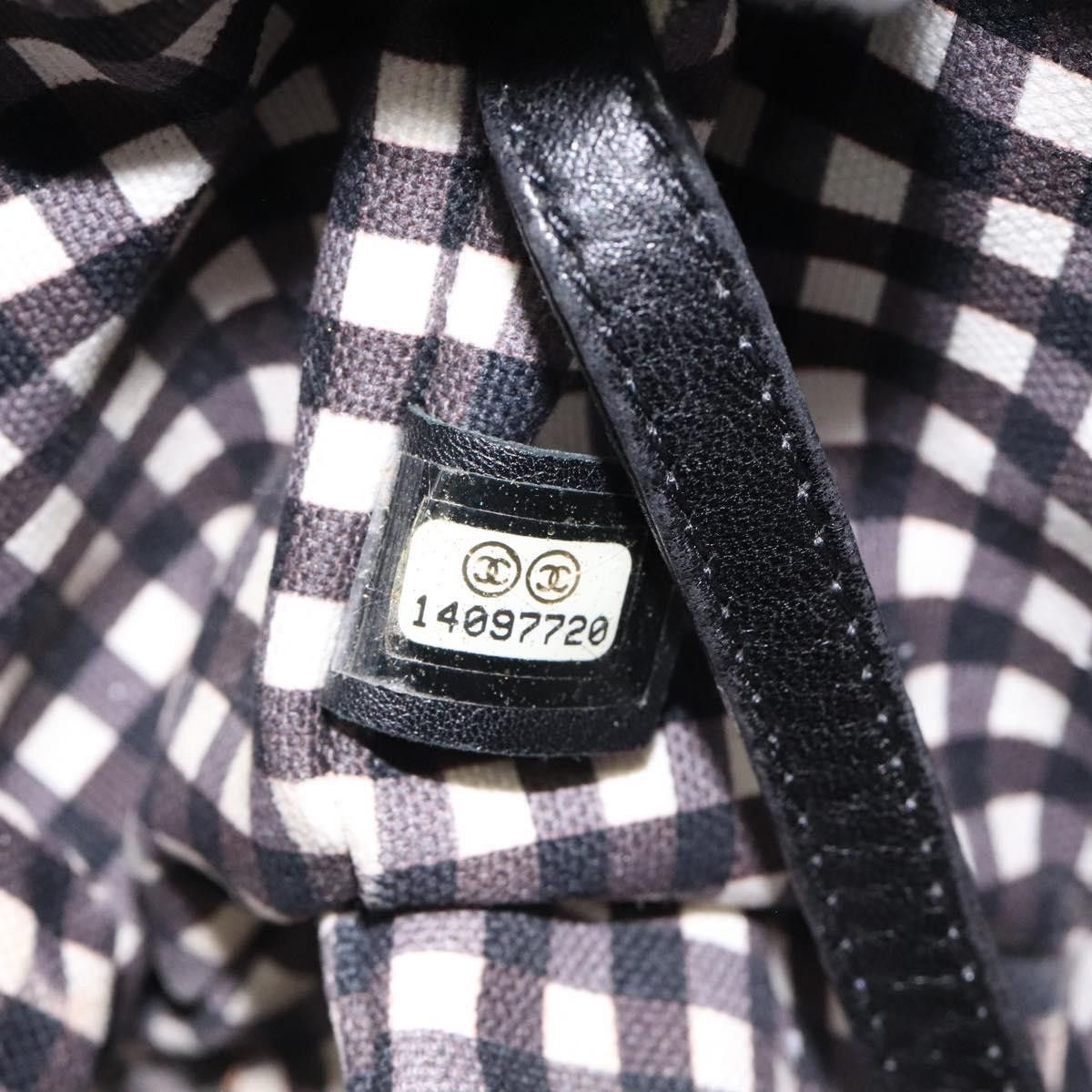Chanel Chanel Top Handle Satchel Gingham Print Canvas Size ONE SIZE - 7 Thumbnail