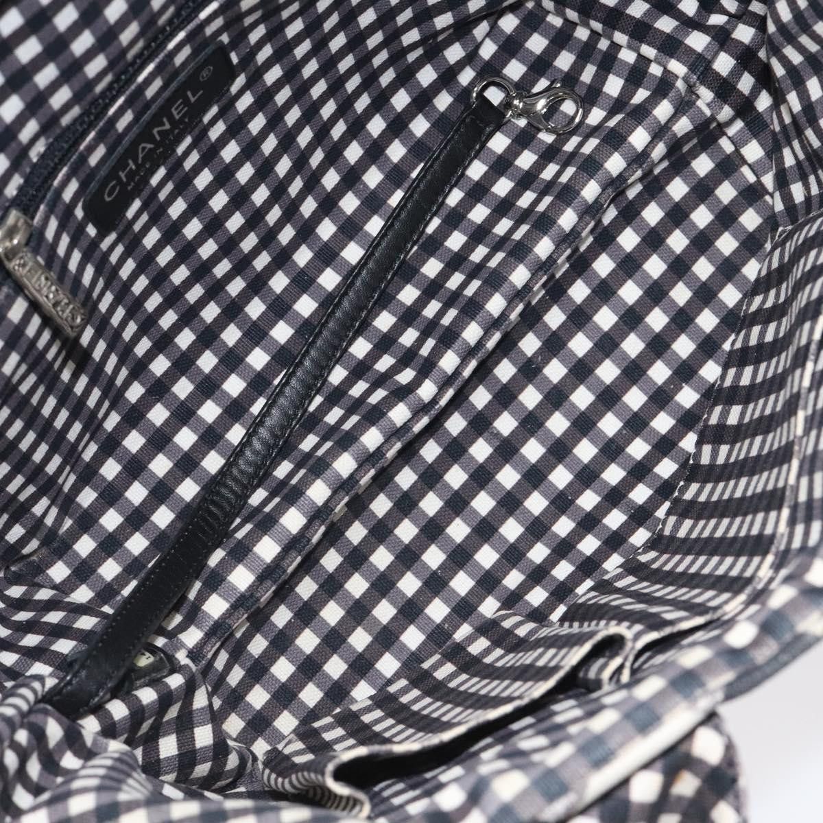 Chanel Chanel Top Handle Satchel Gingham Print Canvas Size ONE SIZE - 5 Thumbnail