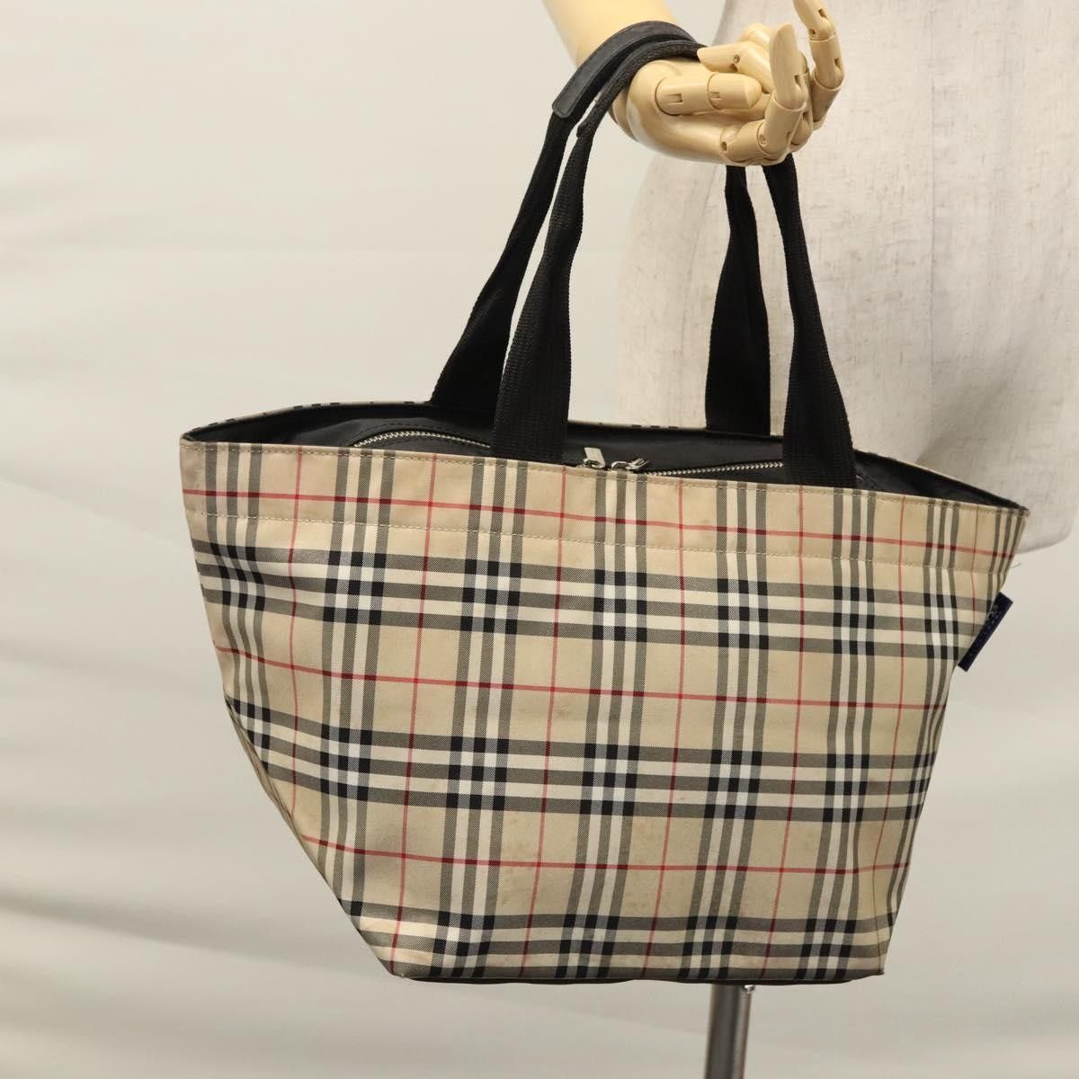 Burberry Burberry Nova Check Tote Nylon Size ONE SIZE - 12 Thumbnail