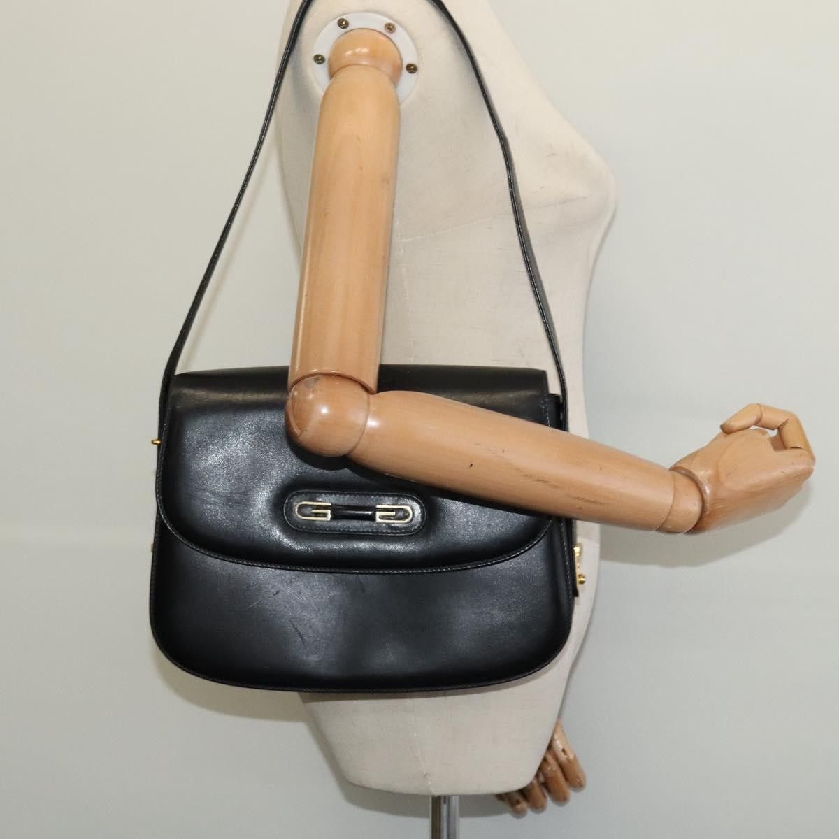Gucci Gucci Vintage double G logo shoulder bag Leather Size ONE SIZE - 12 Thumbnail