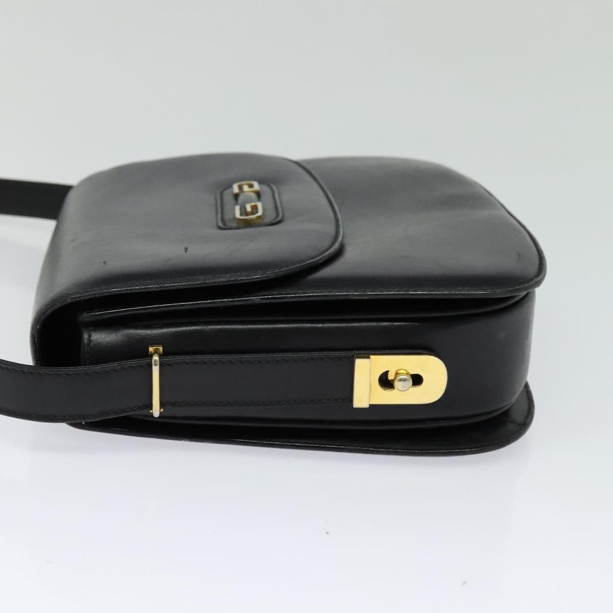 Gucci Gucci Vintage double G logo shoulder bag Leather Size ONE SIZE - 3 Thumbnail