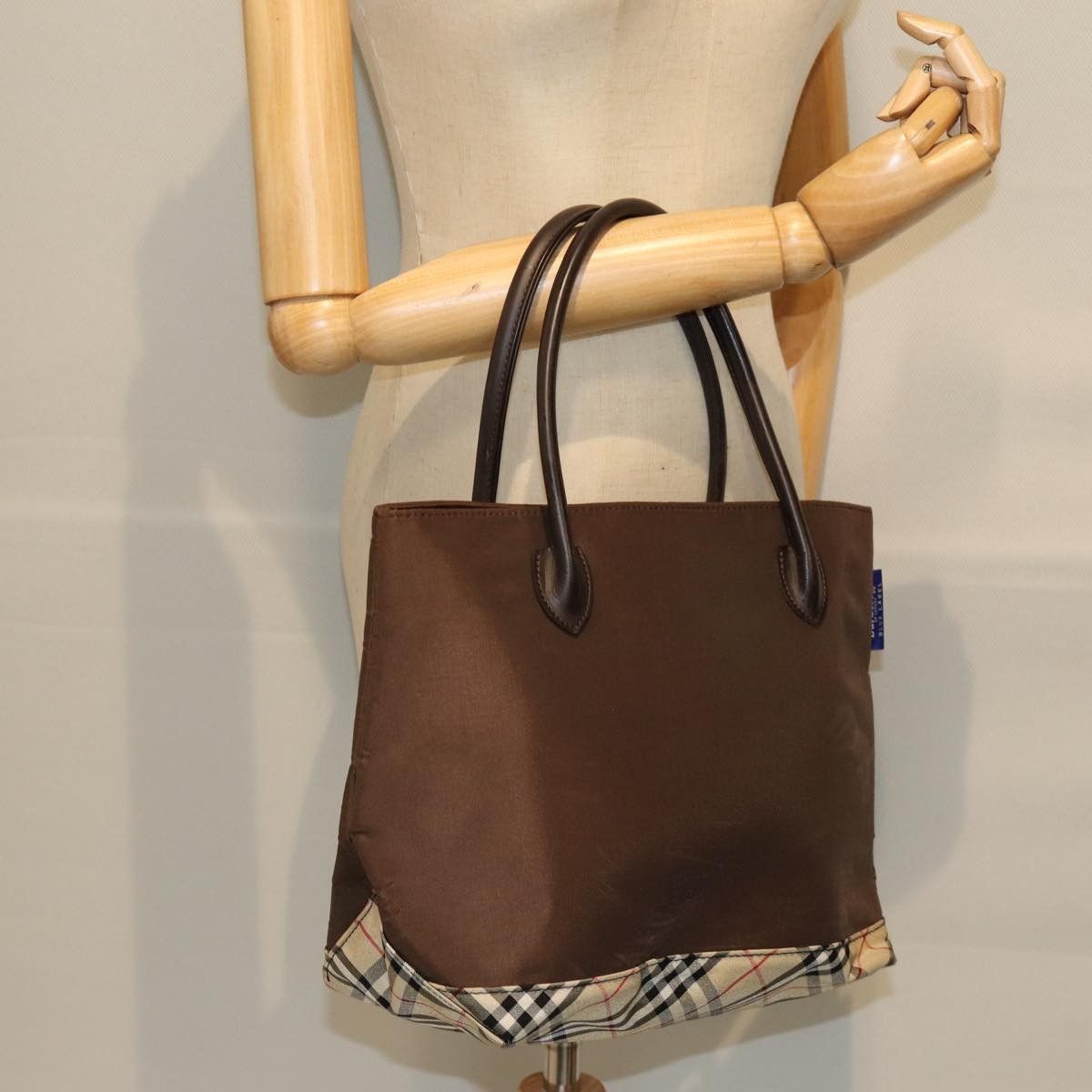 Burberry Burberry Nova Check Tote Nylon Size ONE SIZE - 15 Thumbnail