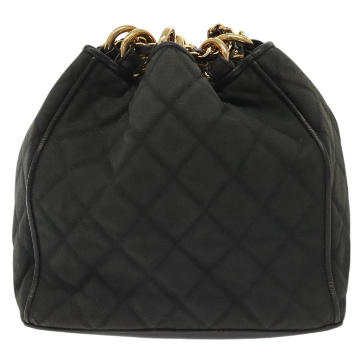 Chanel Chanel Vintage Drawstring Chain Bucket Bag Quilted Canvas Size ONE SIZE - 20 Thumbnail