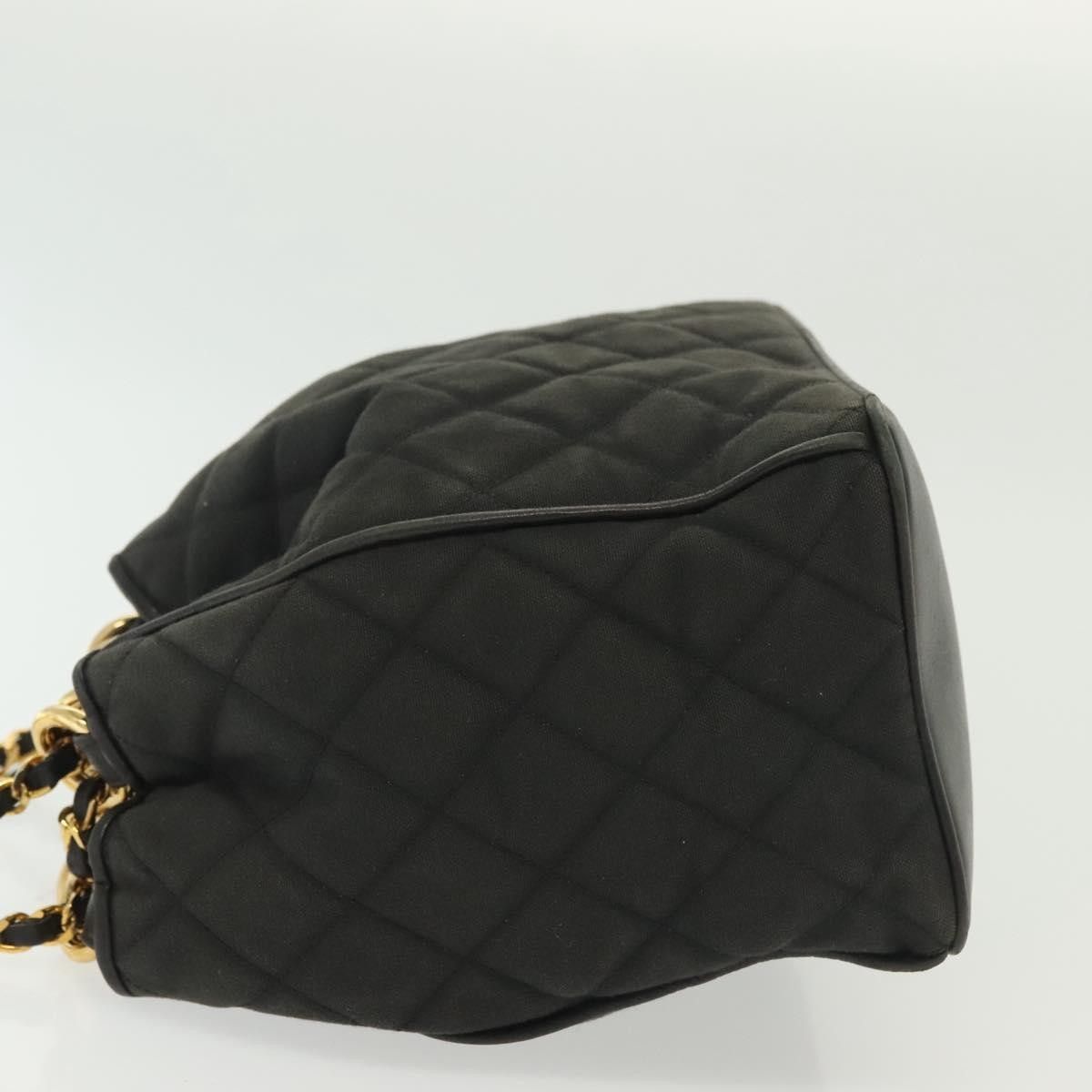 Chanel Chanel Vintage Drawstring Chain Bucket Bag Quilted Canvas Size ONE SIZE - 4 Thumbnail