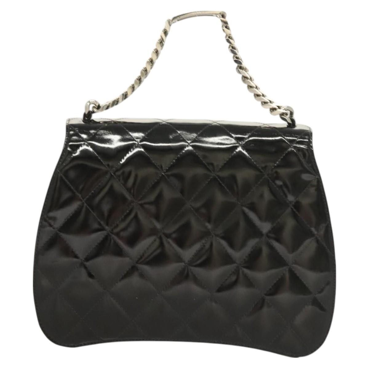 Chanel Chanel Vintage ID Bracelet Flap Bag Quilted Patent Size ONE SIZE - 2 Thumbnail