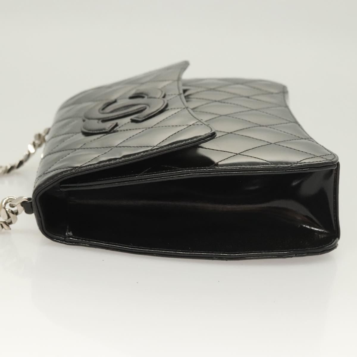 Chanel Chanel Vintage ID Bracelet Flap Bag Quilted Patent Size ONE SIZE - 4 Thumbnail