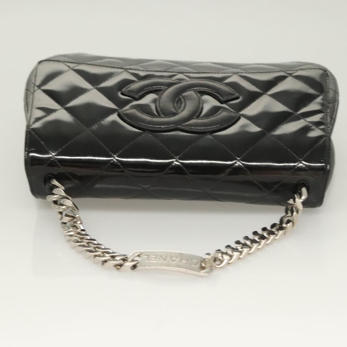 Chanel Chanel Vintage ID Bracelet Flap Bag Quilted Patent Size ONE SIZE - 8 Thumbnail