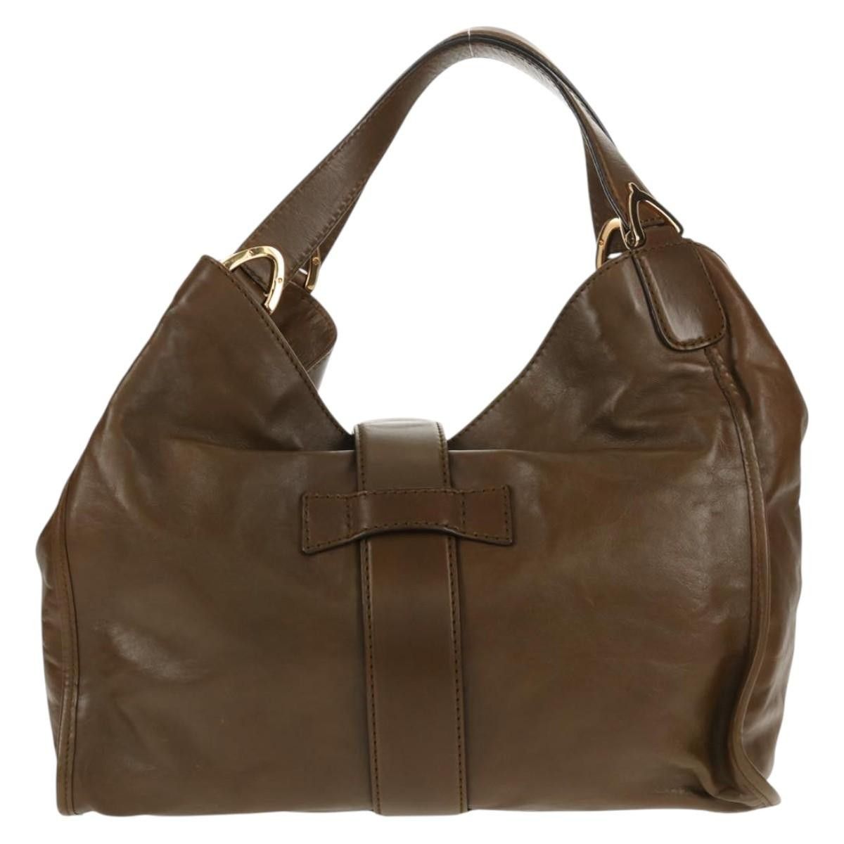 Gucci Gucci Soft Stirrup Tote Leather Size ONE SIZE - 2 Thumbnail