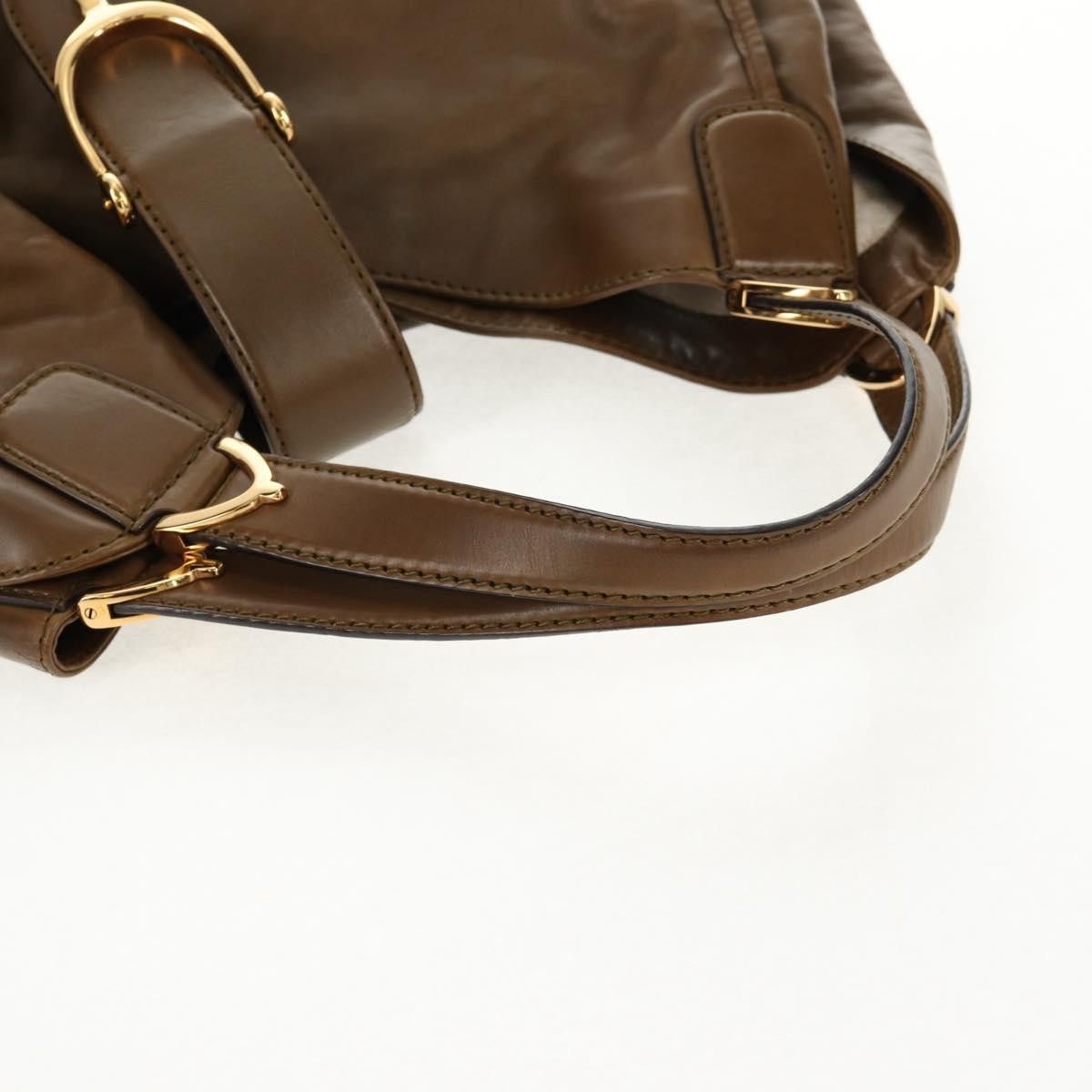 Gucci Gucci Soft Stirrup Tote Leather Size ONE SIZE - 8 Thumbnail