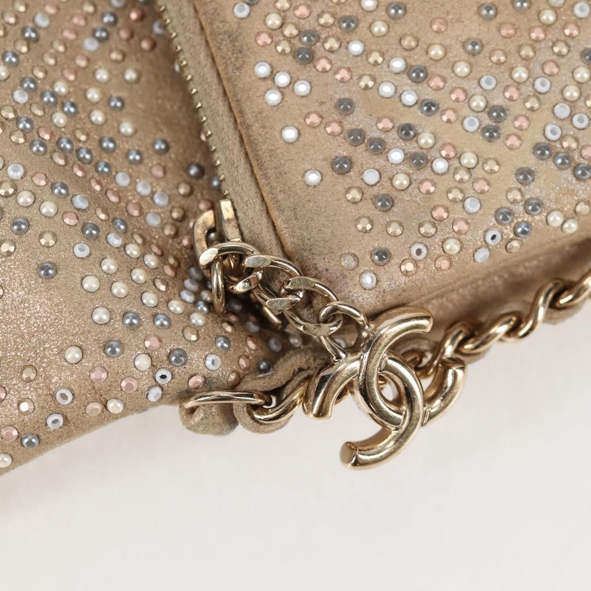 Chanel Chanel Mineral Nights Shoulder Bag Strass Embellished Leather Size ONE SIZE - 13 Thumbnail