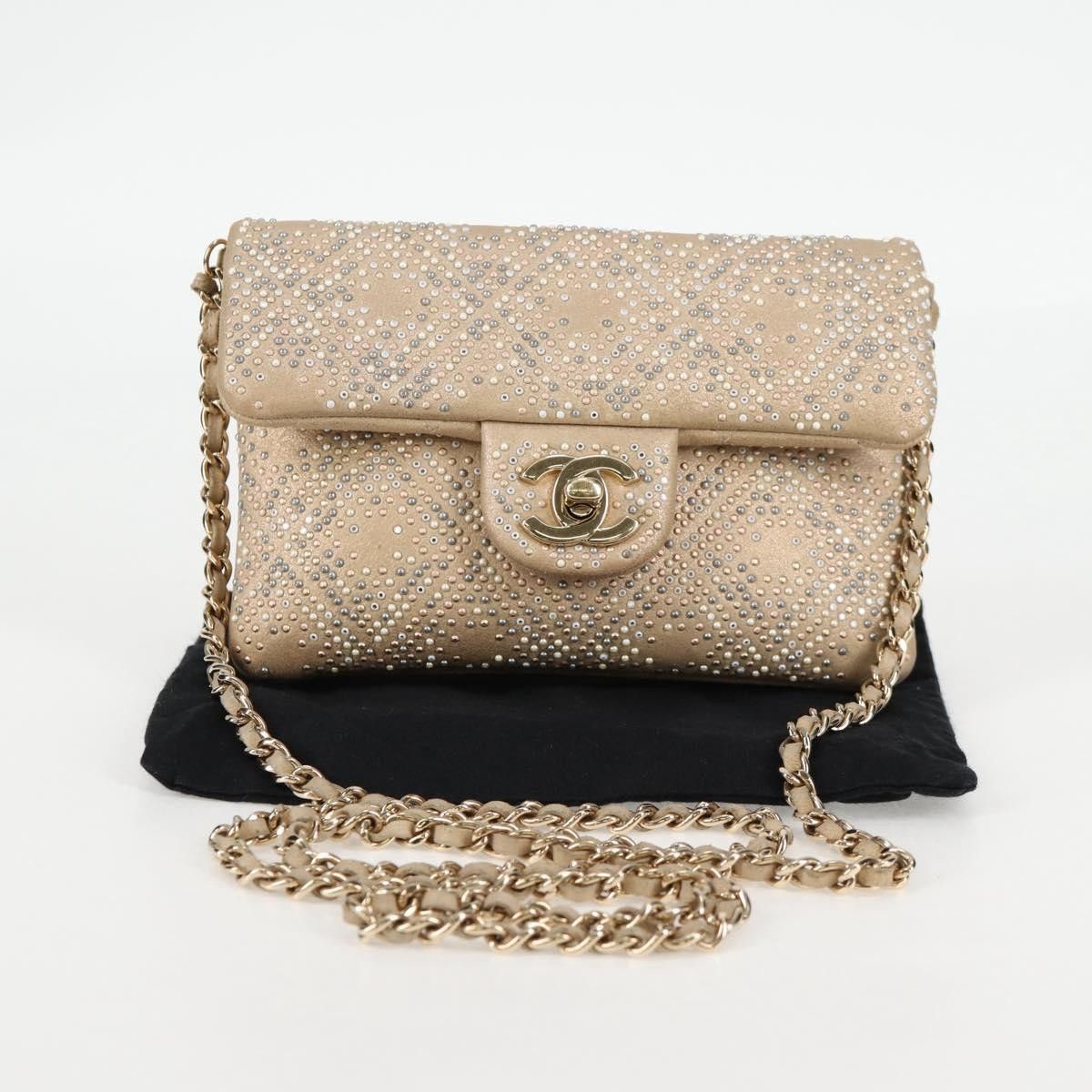 Chanel Chanel Mineral Nights Shoulder Bag Strass Embellished Leather Size ONE SIZE - 14 Thumbnail
