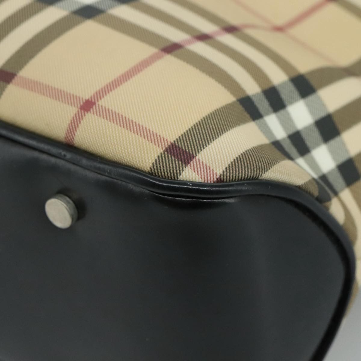 Burberry Burberry Nova Check Tote Canvas and Leather Size ONE SIZE - 8 Thumbnail