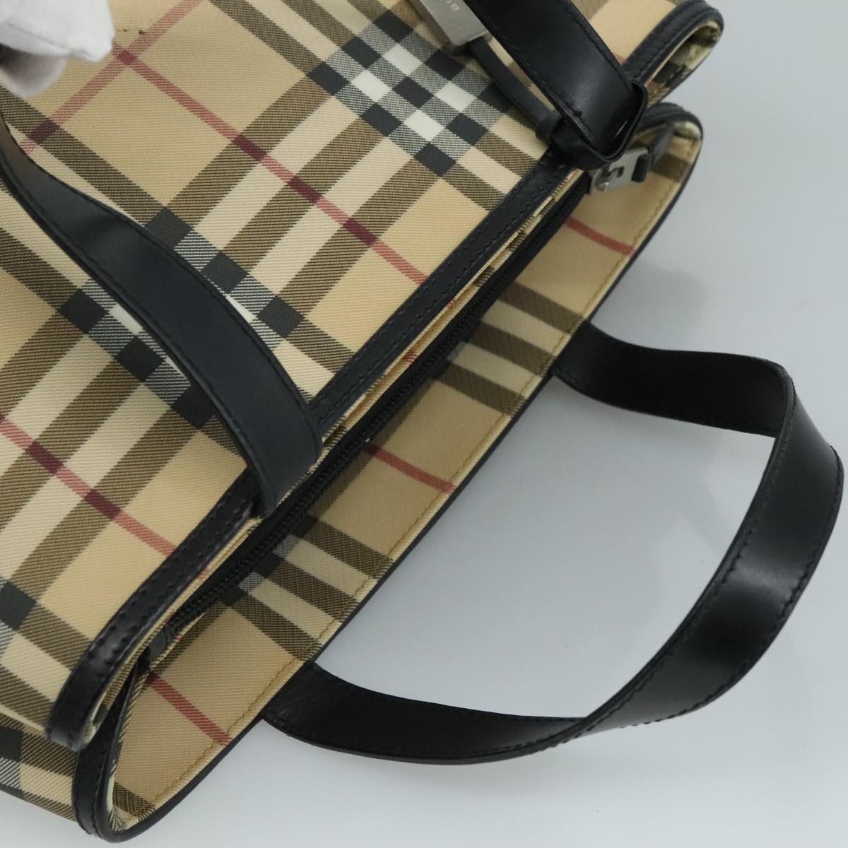 Burberry Burberry Nova Check Tote Canvas and Leather Size ONE SIZE - 14 Thumbnail
