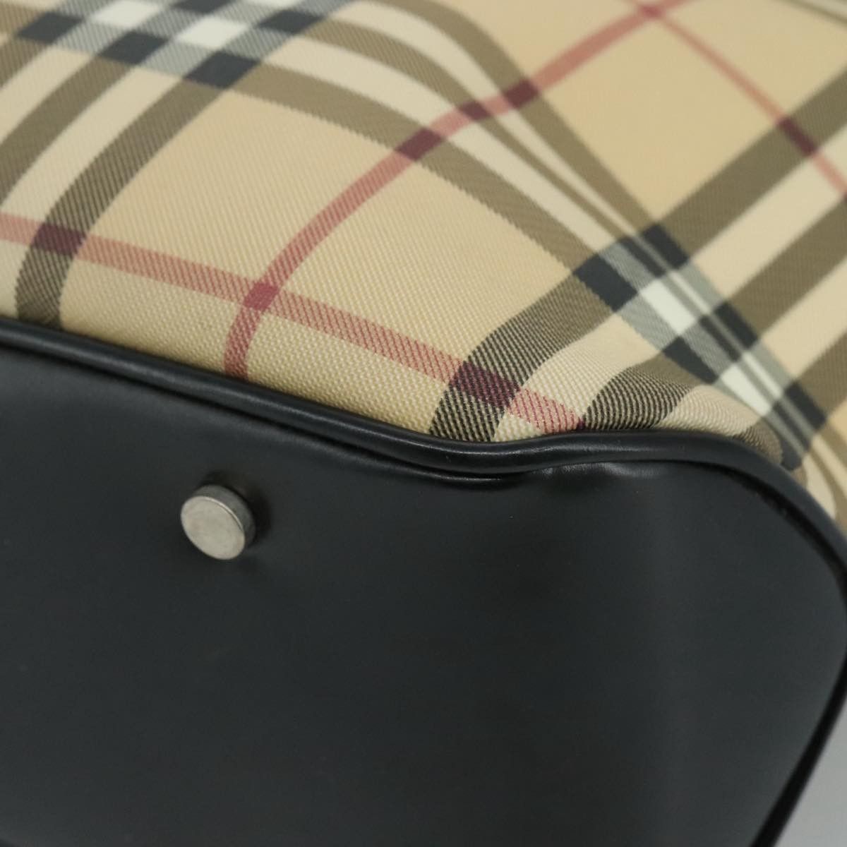 Burberry Burberry Nova Check Tote Canvas and Leather Size ONE SIZE - 10 Thumbnail