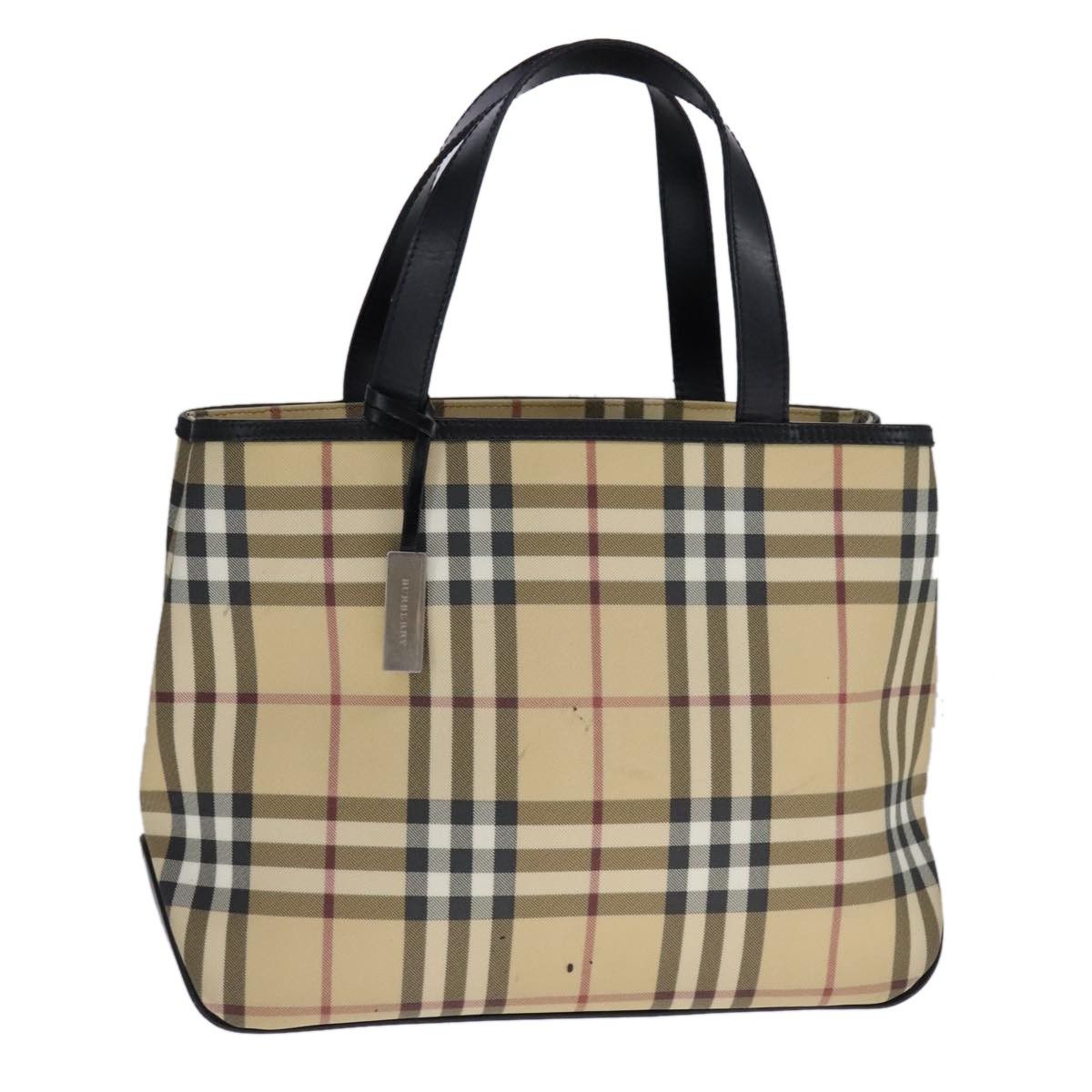 Burberry Burberry Nova Check Tote Canvas and Leather Size ONE SIZE - 18 Thumbnail