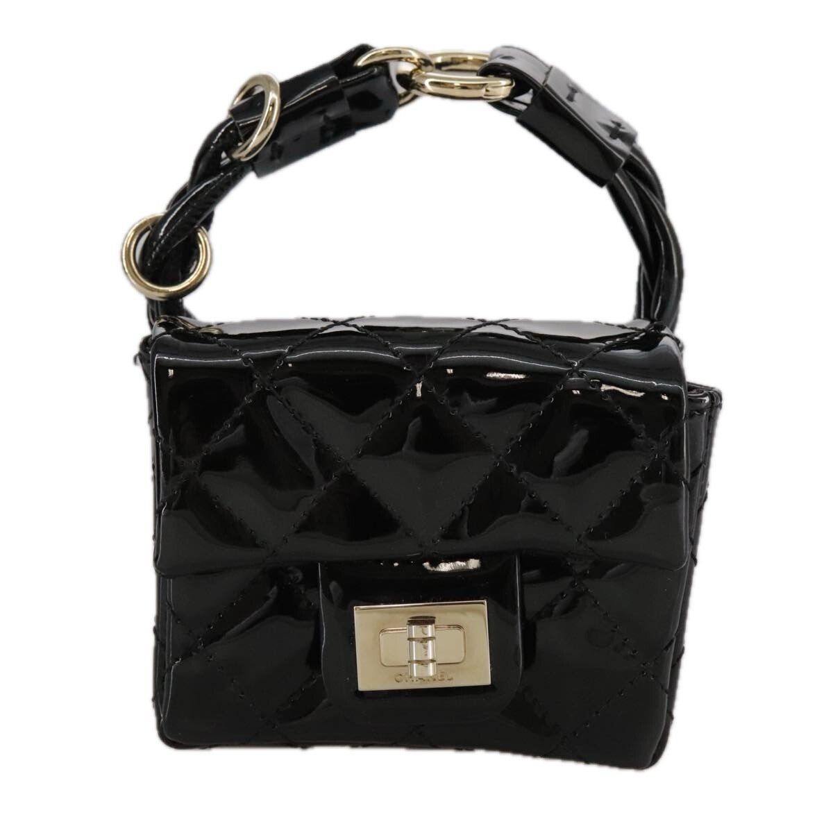 Chanel Chanel Reissue 2.55 Ankle Wrist Flap Bag Quilted Patent Size ONE SIZE - 20 Thumbnail