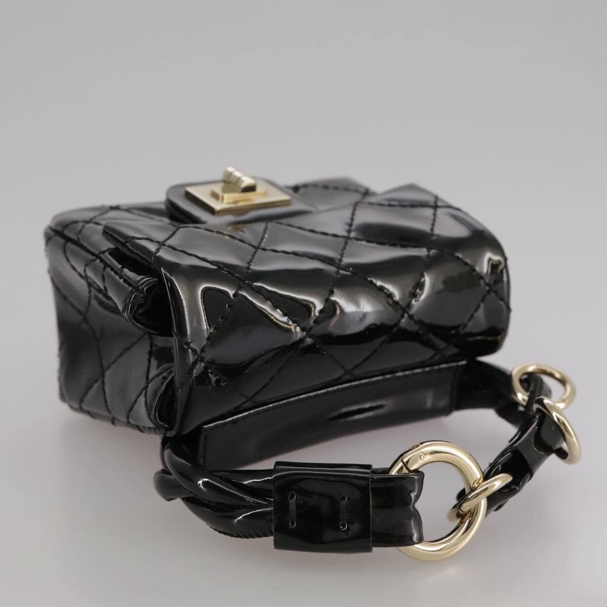 Chanel Chanel Reissue 2.55 Ankle Wrist Flap Bag Quilted Patent Size ONE SIZE - 17 Thumbnail