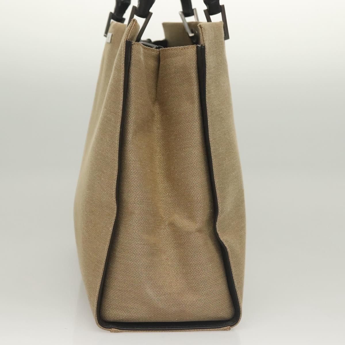 Gucci Gucci Vintage Bamboo Handle Tote Canvas Size ONE SIZE - 3 Thumbnail