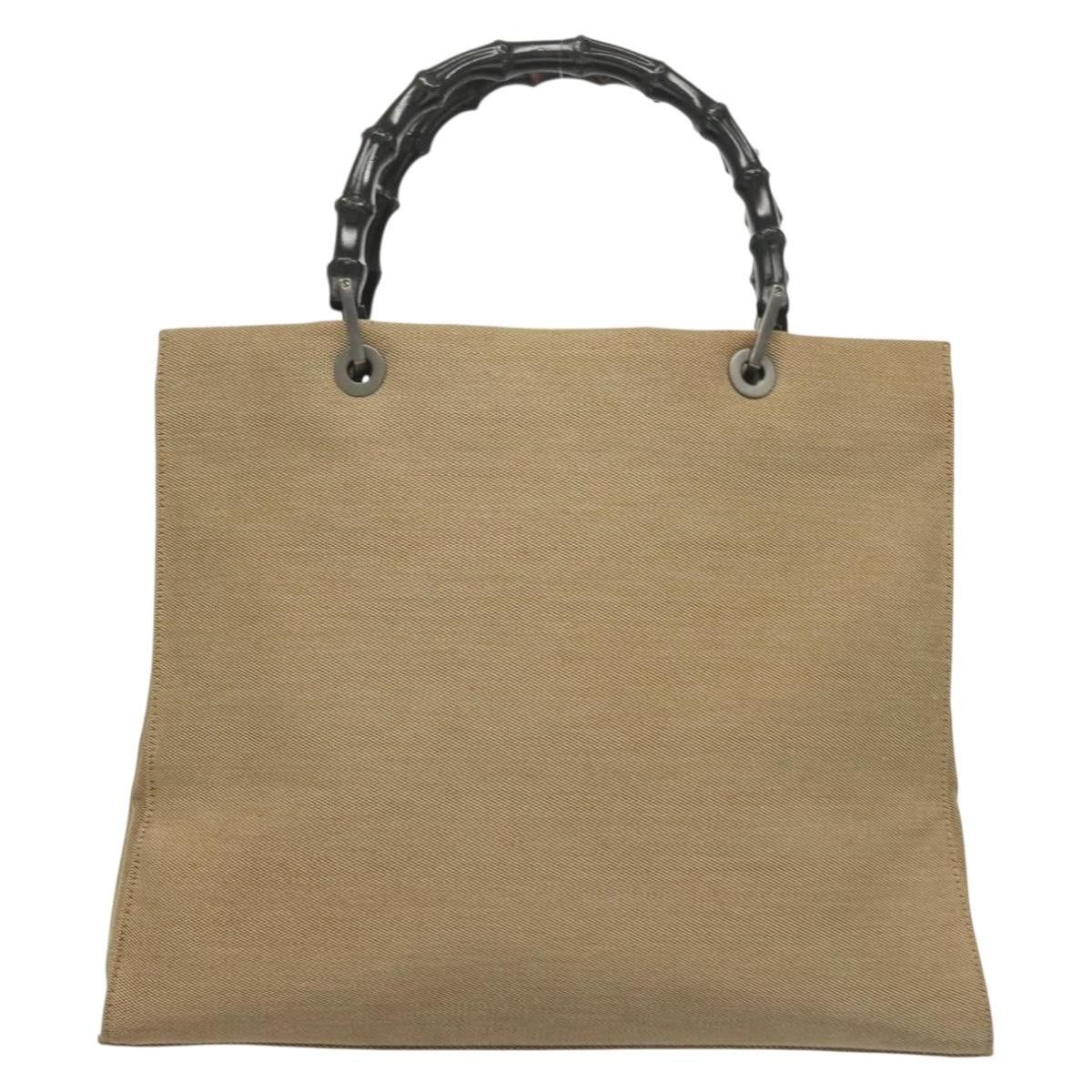 Gucci Gucci Vintage Bamboo Handle Tote Canvas Size ONE SIZE - 2 Thumbnail