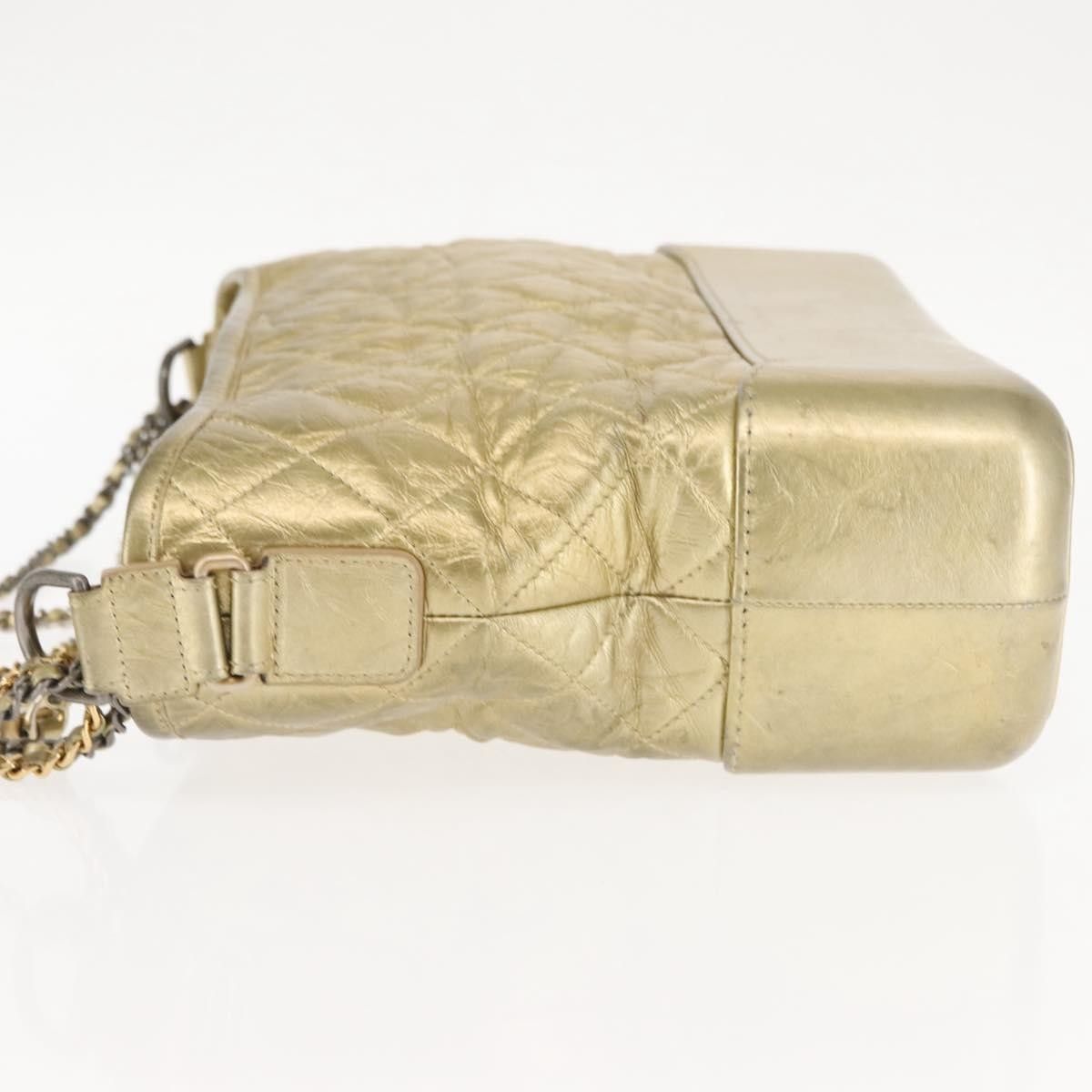 Chanel Chanel Gabrielle Hobo Quilted Metallic Aged Calfskin Size ONE SIZE - 4 Thumbnail