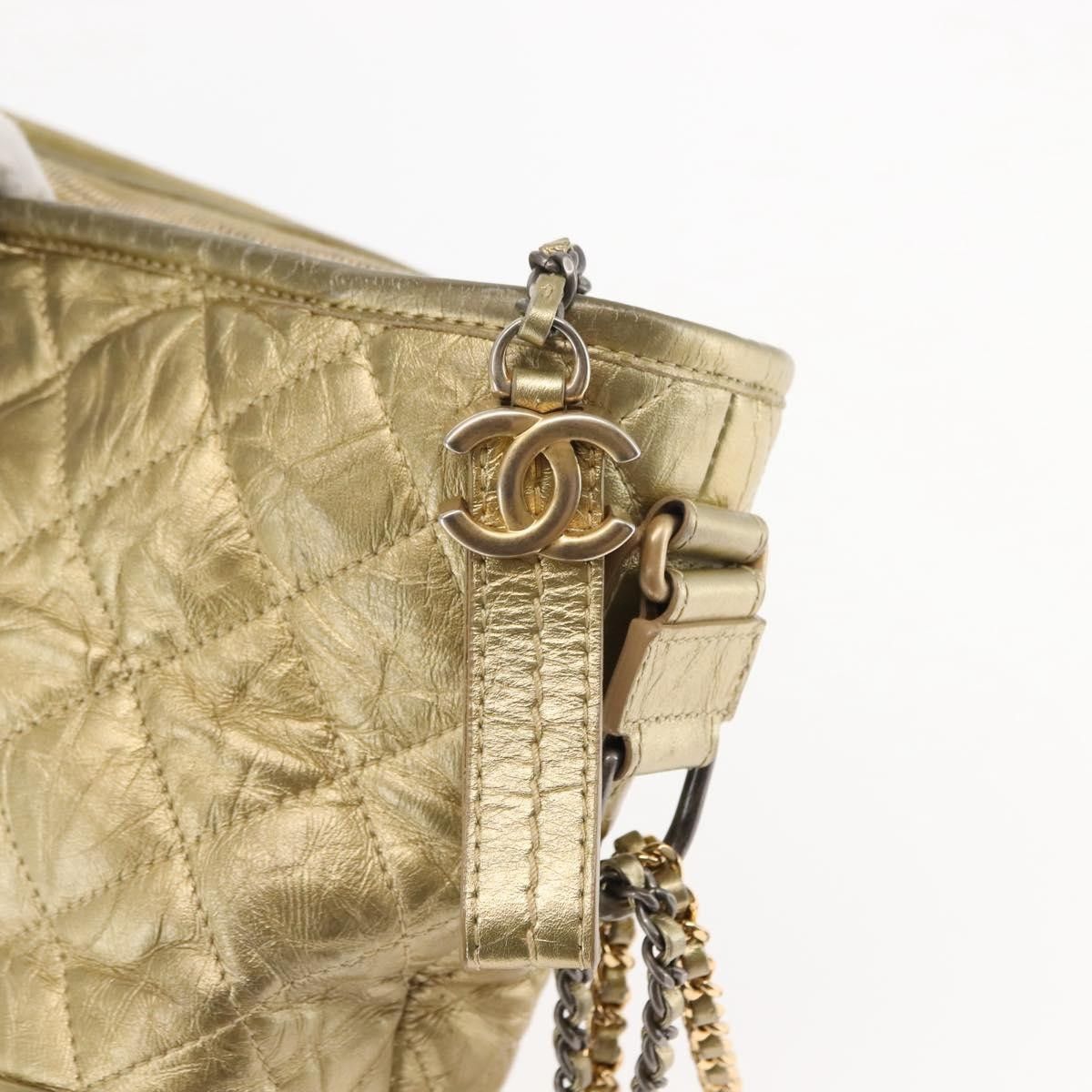 Chanel Chanel Gabrielle Hobo Quilted Metallic Aged Calfskin Size ONE SIZE - 13 Thumbnail