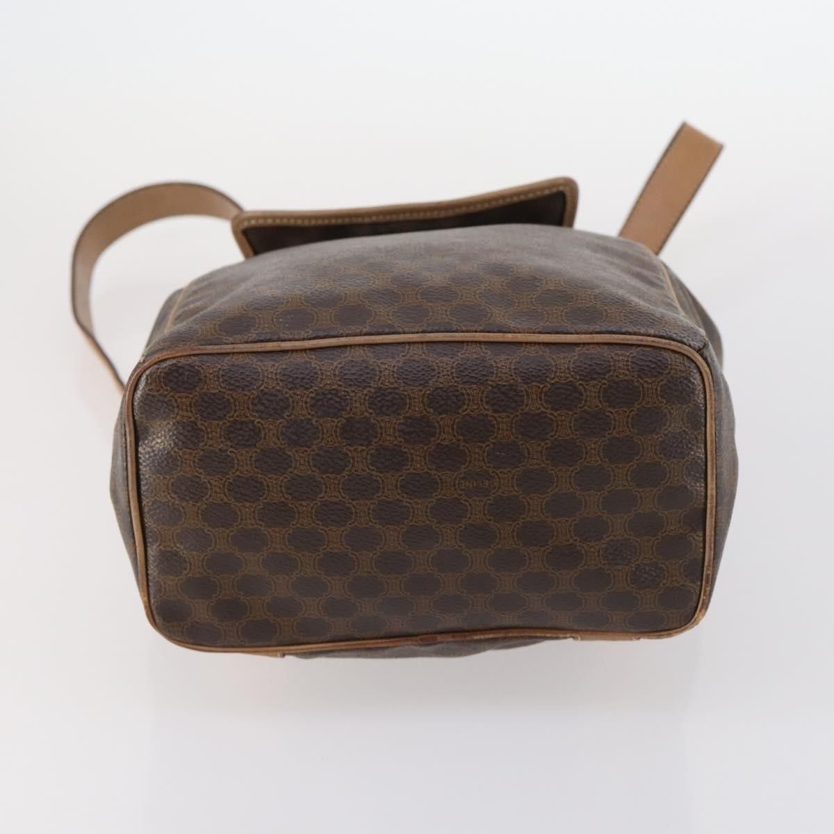 Celine Celine Vintage Drawstring Flap Backpack Macadam Coated Canvas Size ONE SIZE - 21 Thumbnail
