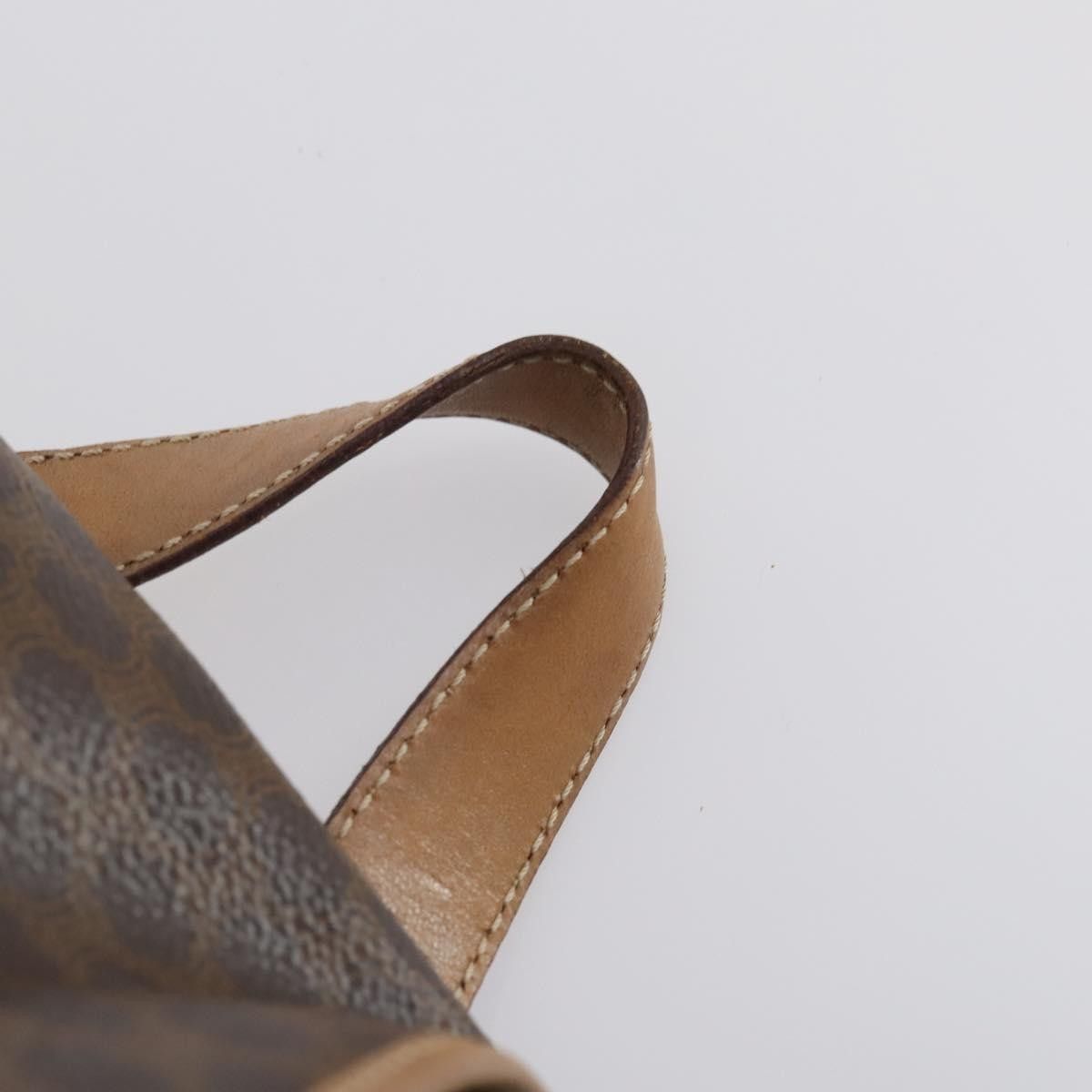 Celine Celine Vintage Drawstring Flap Backpack Macadam Coated Canvas Size ONE SIZE - 18 Thumbnail