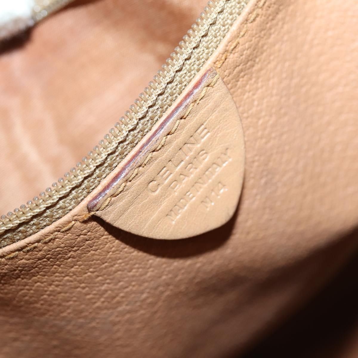 Celine Celine Vintage Drawstring Flap Backpack Macadam Coated Canvas Size ONE SIZE - 6 Thumbnail