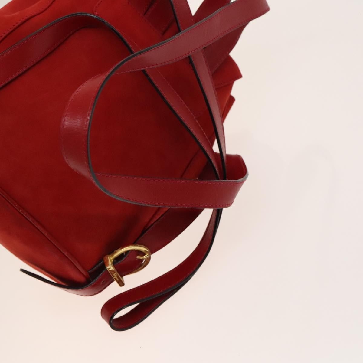 Salvatore Ferragamo Salvatore Ferragamo Gancini Flap Drawstring Suede Size ONE SIZE - 8 Thumbnail