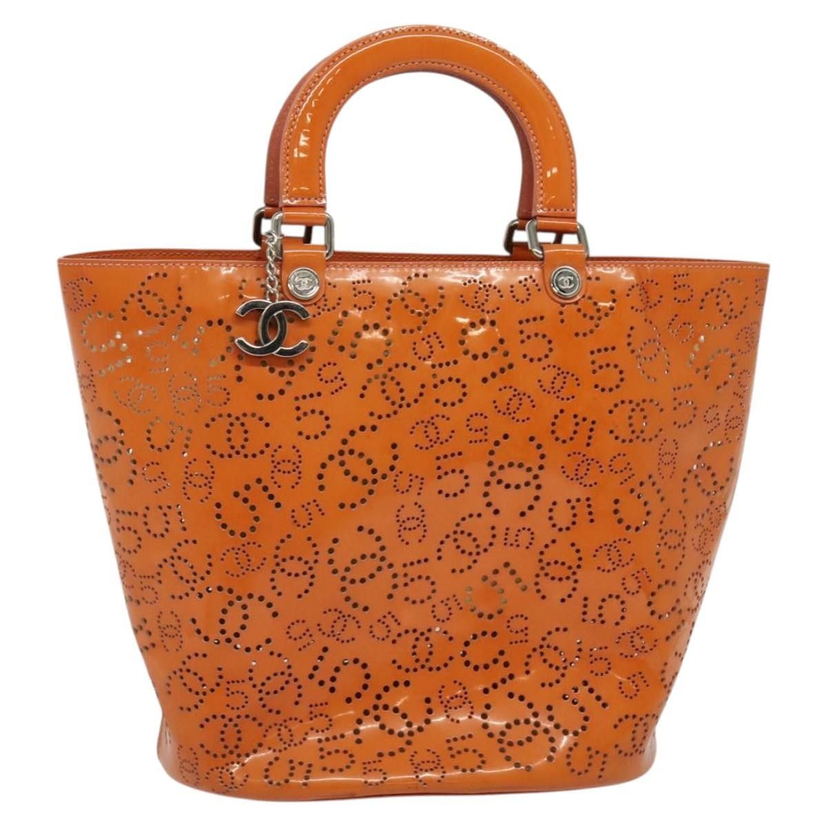 Chanel Chanel CC No.5 Shopping Tote Perforated Patent Size ONE SIZE - 17 Thumbnail