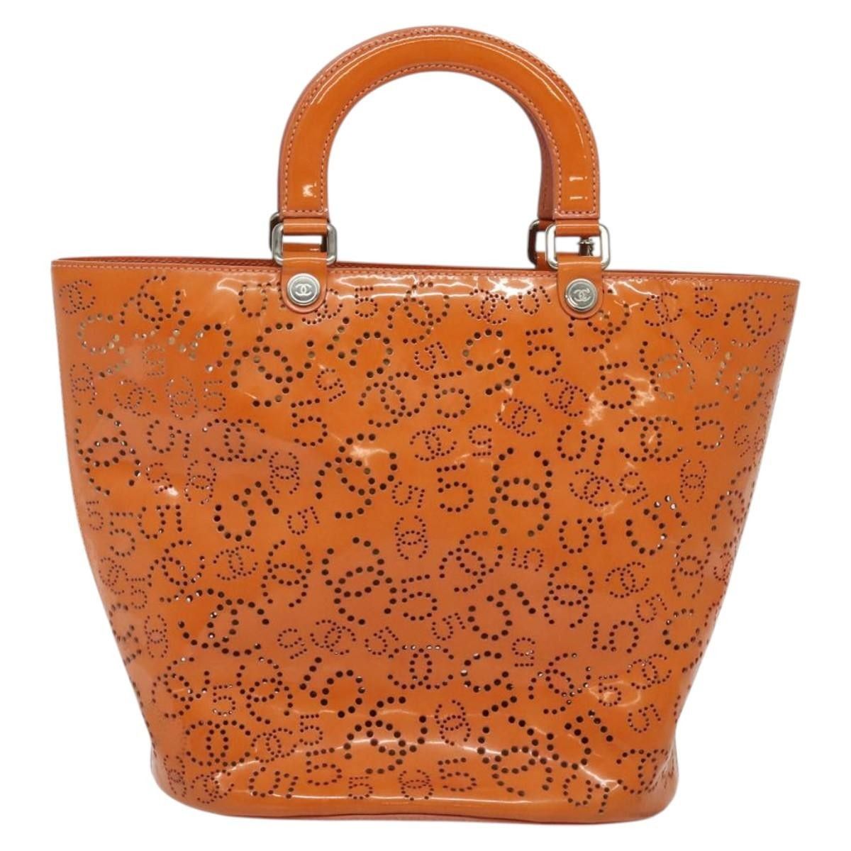Chanel Chanel CC No.5 Shopping Tote Perforated Patent Size ONE SIZE - 2 Thumbnail