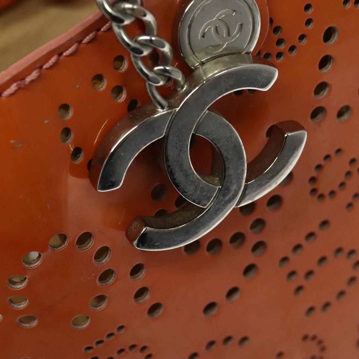 Chanel Chanel CC No.5 Shopping Tote Perforated Patent Size ONE SIZE - 13 Thumbnail