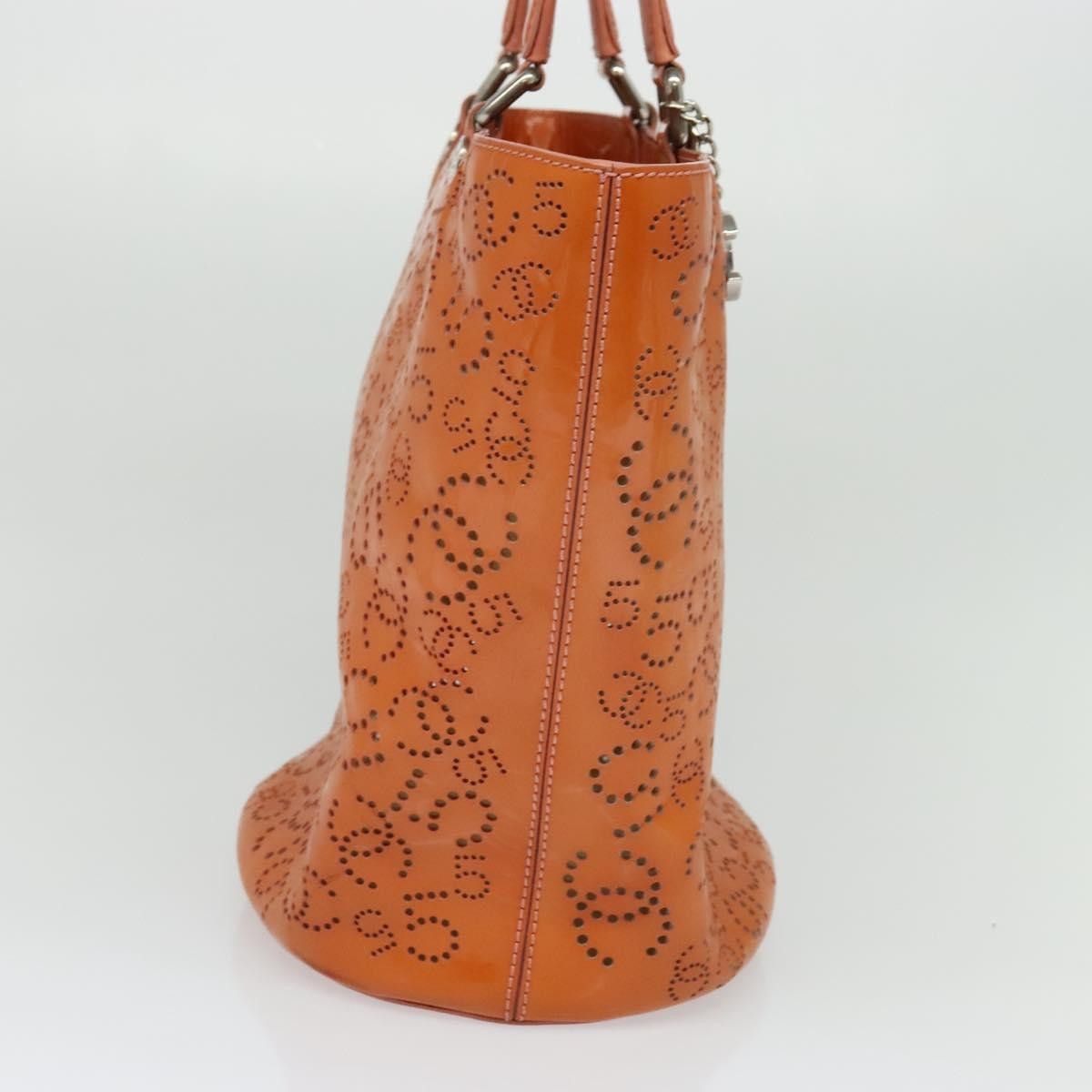 Chanel Chanel CC No.5 Shopping Tote Perforated Patent Size ONE SIZE - 3 Thumbnail