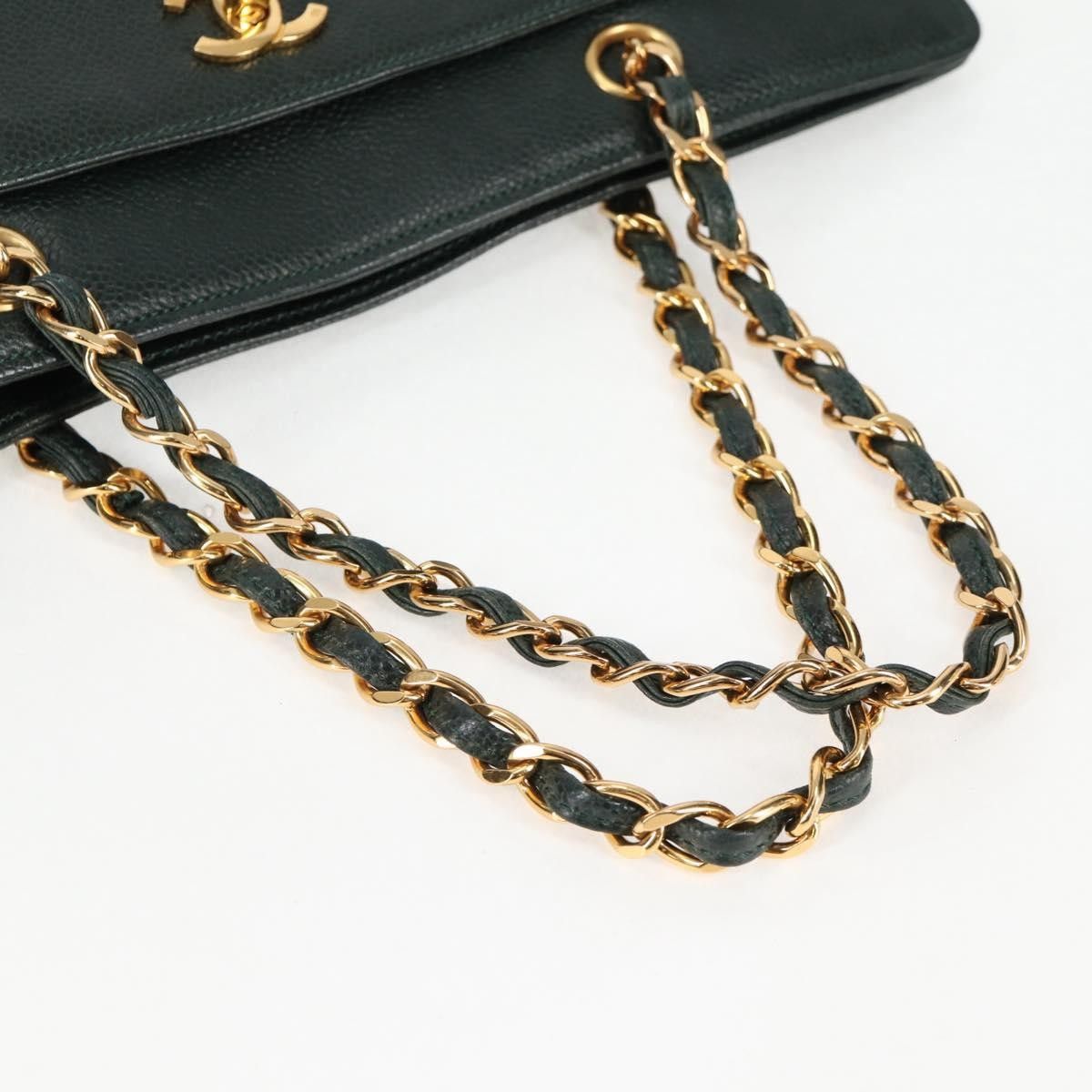 Chanel Chanel Vintage CC Lock Pocket Chain Tote Caviar Size ONE SIZE - 8 Thumbnail