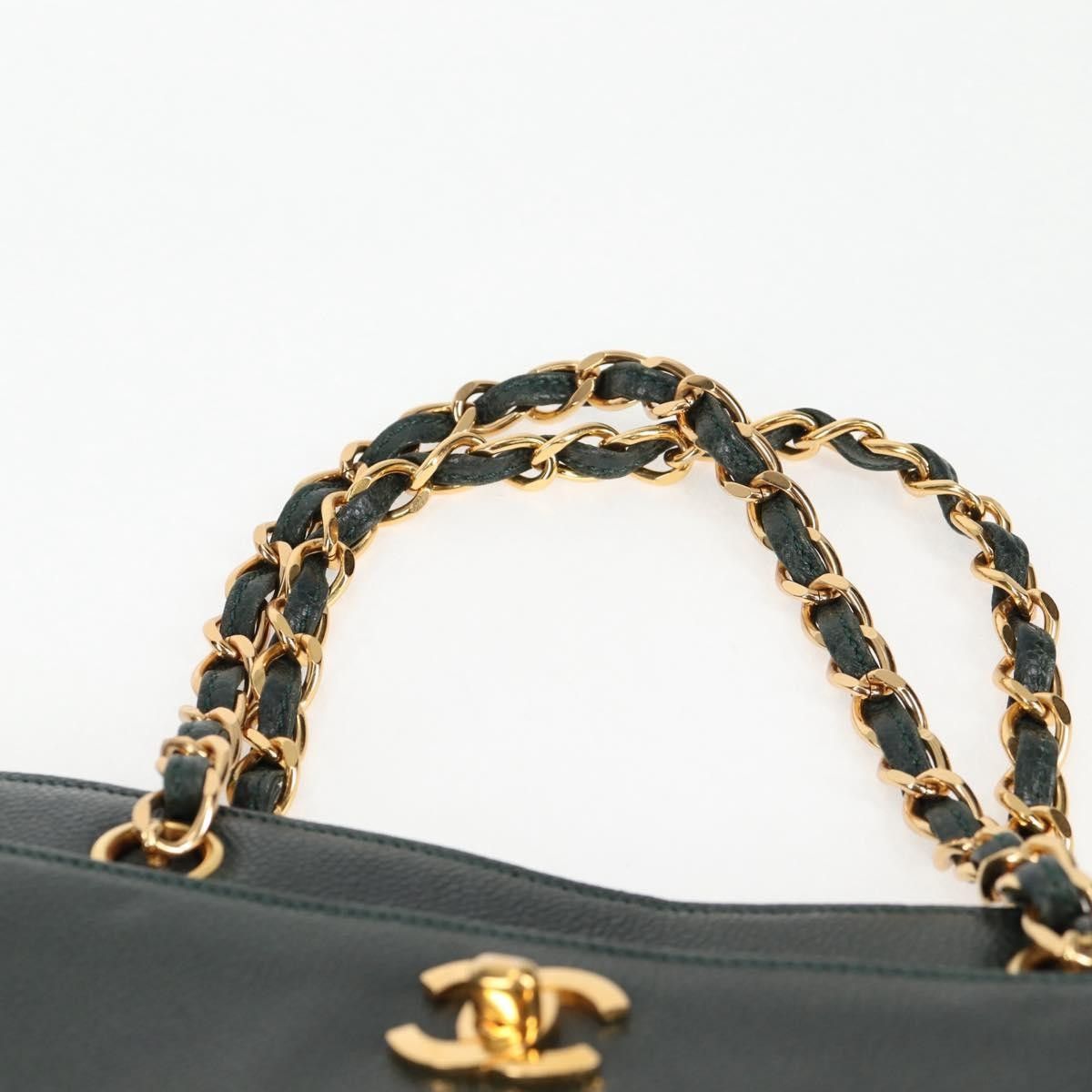 Chanel Chanel Vintage CC Lock Pocket Chain Tote Caviar Size ONE SIZE - 19 Thumbnail