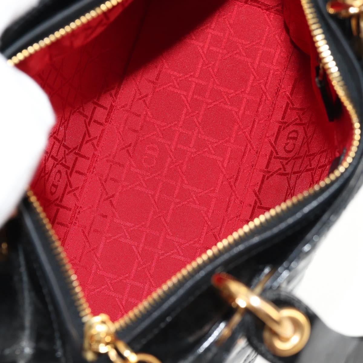 Dior Christian Dior Lady Dior Bag Patent Size ONE SIZE - 20 Thumbnail