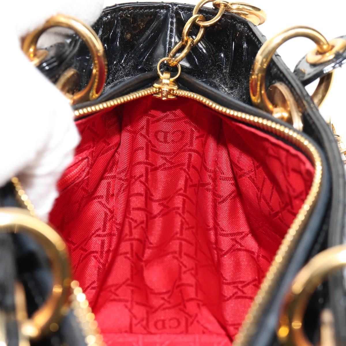 Dior Christian Dior Lady Dior Bag Patent Size ONE SIZE - 22 Thumbnail