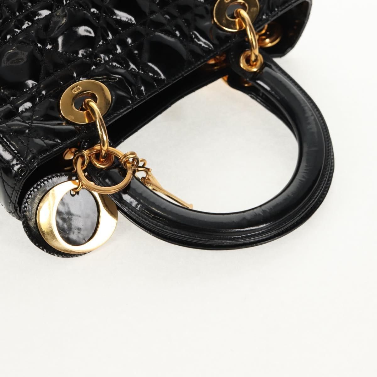Dior Christian Dior Lady Dior Bag Patent Size ONE SIZE - 7 Thumbnail