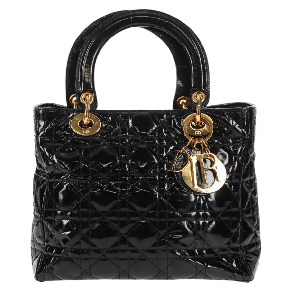 Dior Christian Dior Lady Dior Bag Patent Size ONE SIZE - 2 Thumbnail