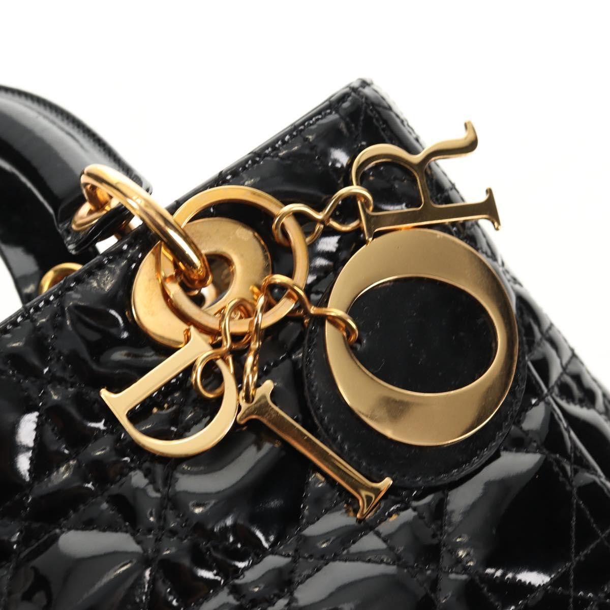 Dior Christian Dior Lady Dior Bag Patent Size ONE SIZE - 16 Thumbnail