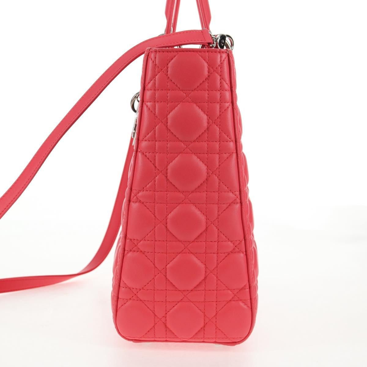 Christian Dior Lady Dior Bag Leather