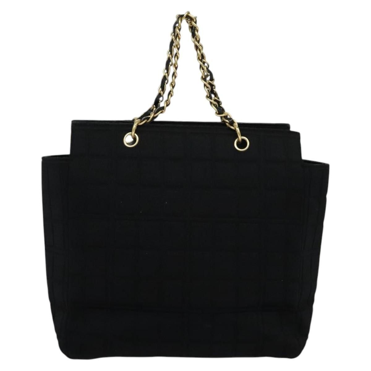 Chanel Chanel Chocolate Bar Chain Tote Quilted Jersey Size ONE SIZE - 2 Thumbnail