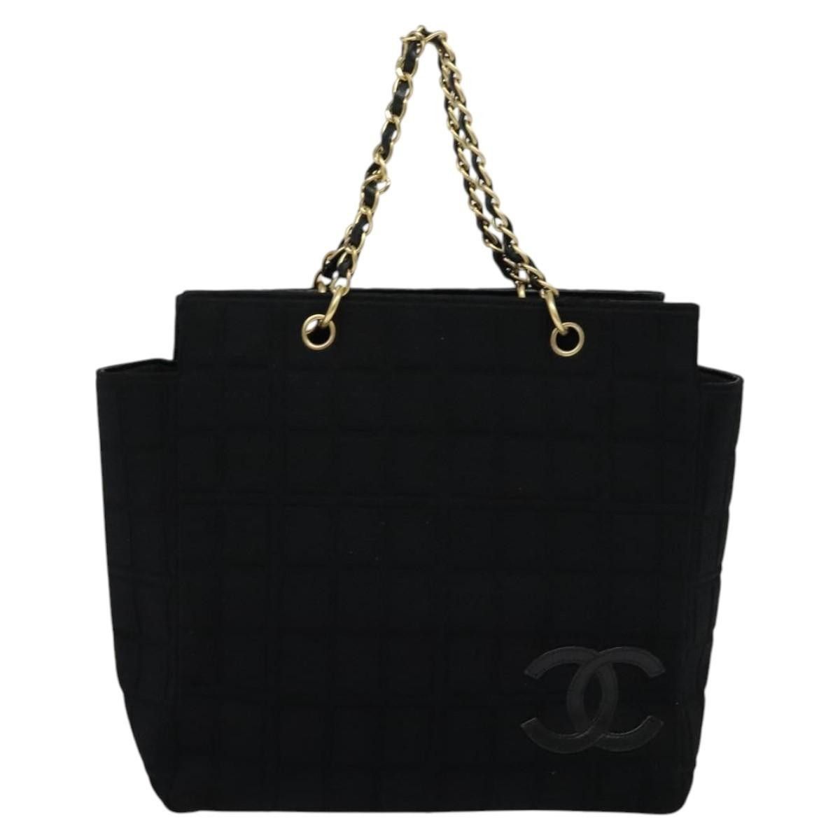 Chanel Chanel Chocolate Bar Chain Tote Quilted Jersey Size ONE SIZE - 15 Thumbnail