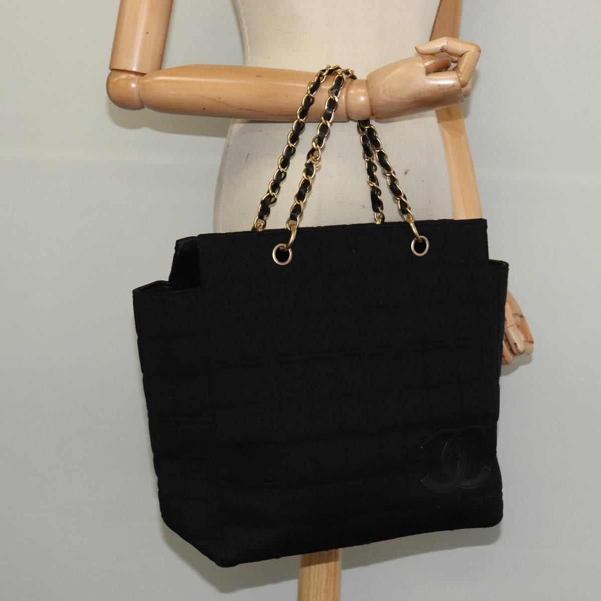 Chanel Chanel Chocolate Bar Chain Tote Quilted Jersey Size ONE SIZE - 14 Thumbnail